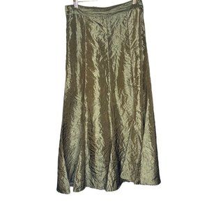 Cordelia Anthropologie Green‎ Polyester Renaissance Skirt Size XS